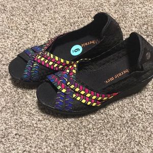 Women’s Size 6 BM Bernie Colorful Wedge/Platform Shoes Brand New